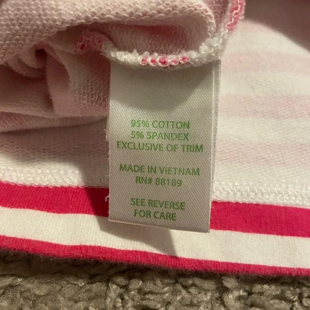 Lilly Pulitzer Pink and White Stripe Dress Size XS - Picture 6 of 6